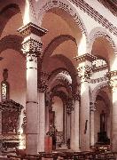 BRUNELLESCHI, Filippo Interior of the church g France oil painting reproduction